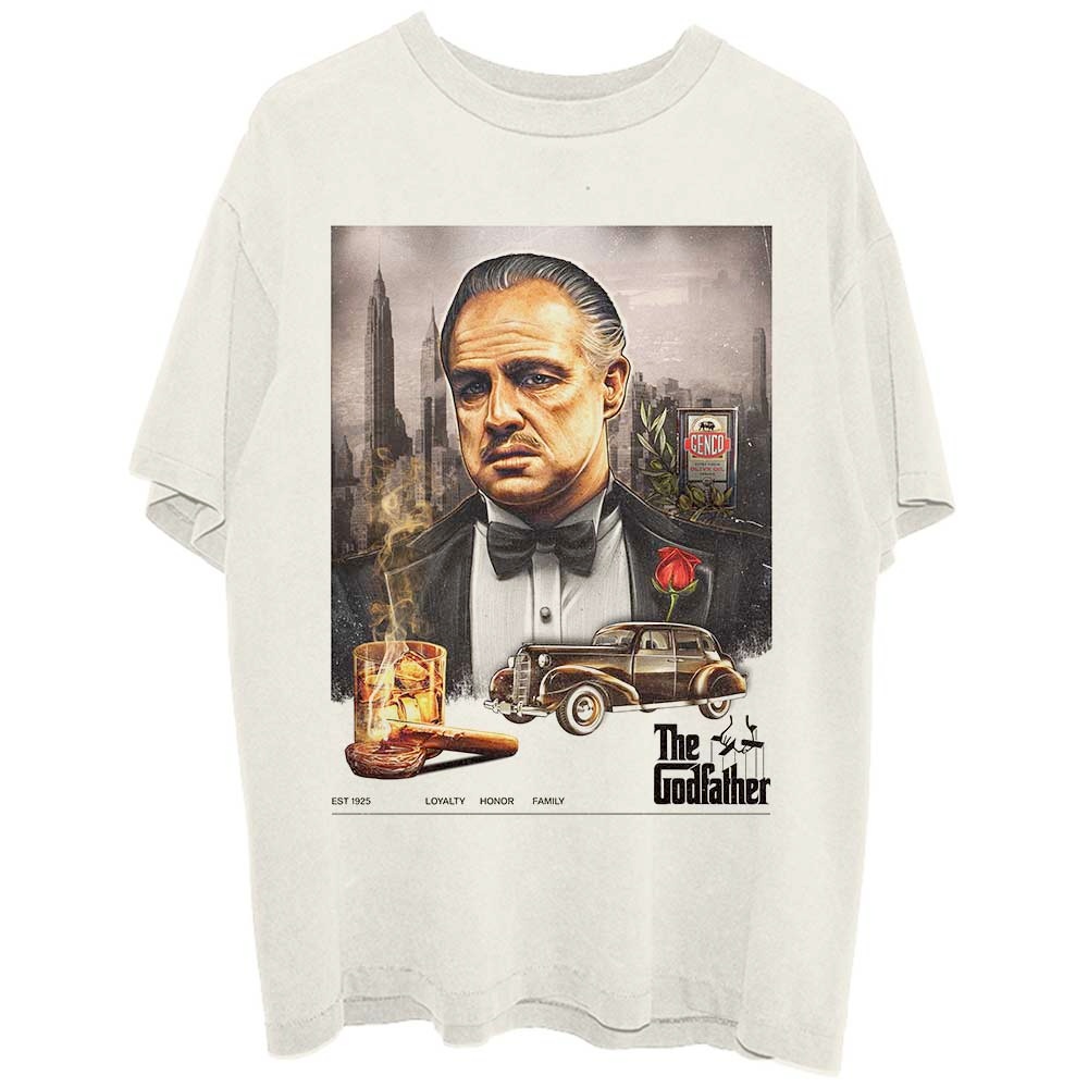The Godfather - Loyalty Honour Family T-shirt Homme - Blanc